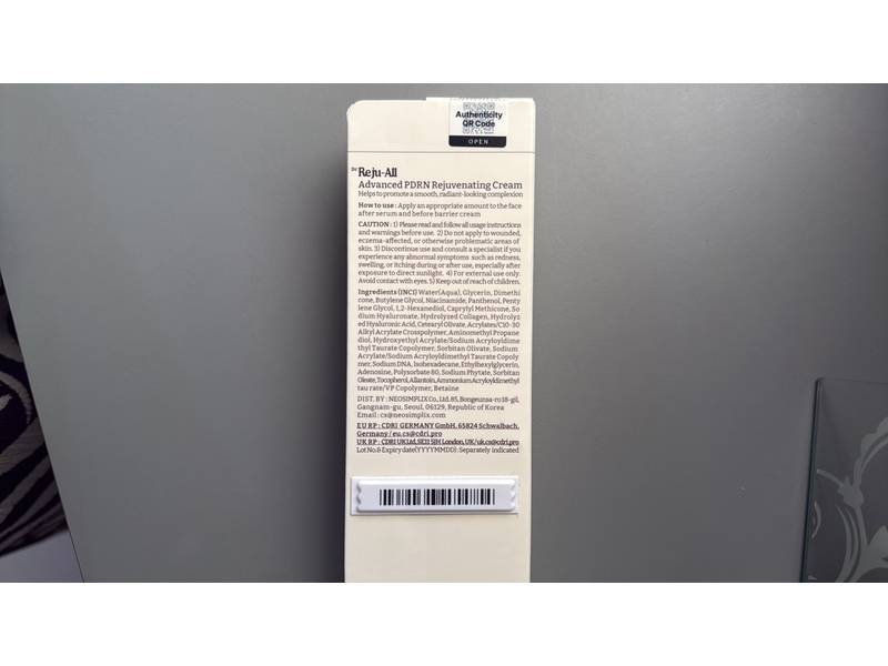 Dr. Reju-All Advanced PDRN Rejuvenating Cream, 0.68 fl oz/20 mL