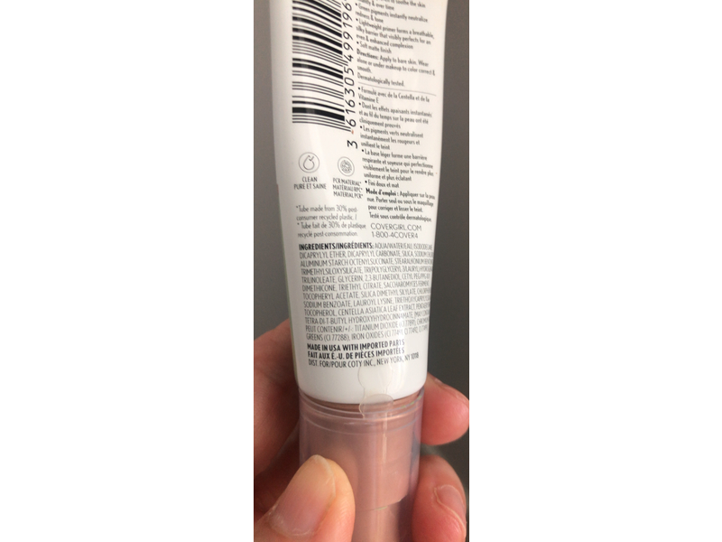 CoverGirl Trublend Skin Enhancer Primer, 30 Cashmere Calm, 0.81 fl oz/24 mL