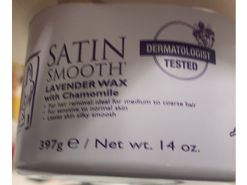 Satin Smooth Hair Removal Wax, Lavender Chamomile, 14 oz/397 g