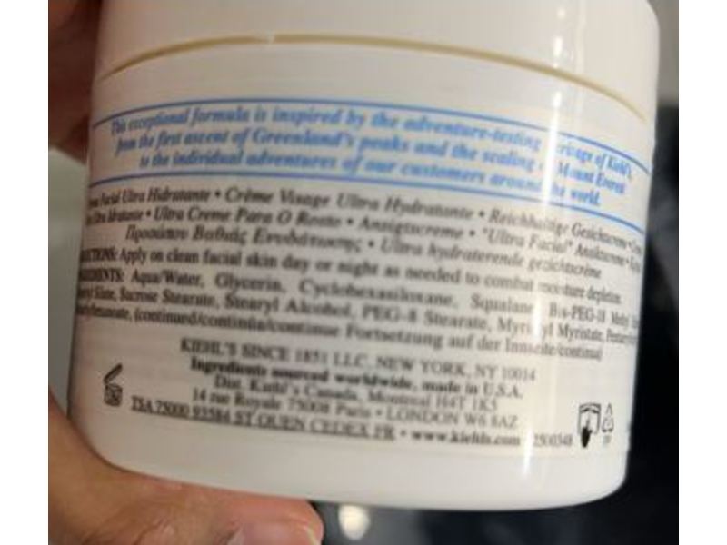 Kiehl's Since 1851 Ultra Facial Cream, Daily Lightweight Hydrating Formula, 5.9 fl oz