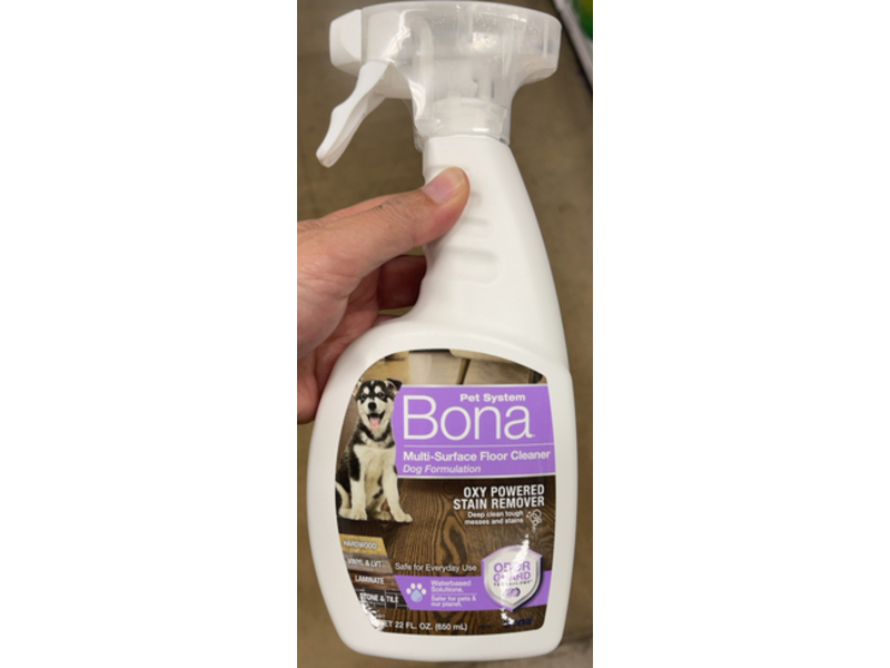 Bona Pet Oxygenated Multi-Surface Floor Cleaner, 22 fl oz/650 mL