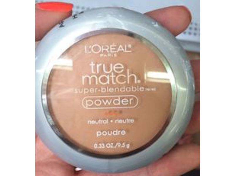 L'Oreal Paris True Match Super-Blendable Powder, N6 Medium, 0.33 oz/9.5 g