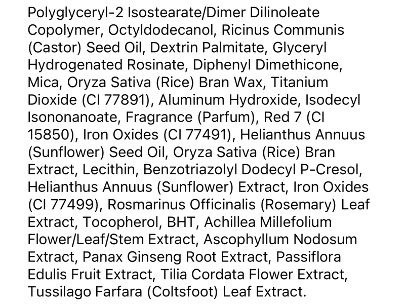 Basma The Blurring Gloss Balm, Raspberry, 0.18 oz/5.5 g