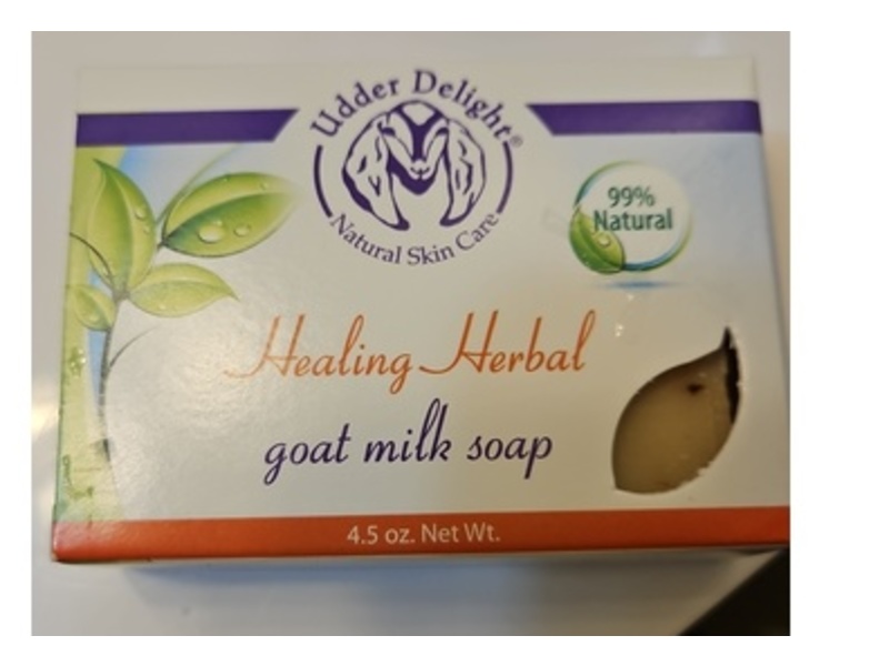 Udder Delight Herbal Healing Goat Milk Soap, 4.5 oz