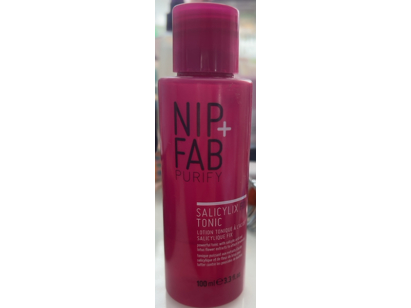 Nip + Fab Salicylic Acid Fix Tonic Lotion, Lotus Flower Extract, 3.3 fl oz/100 mL