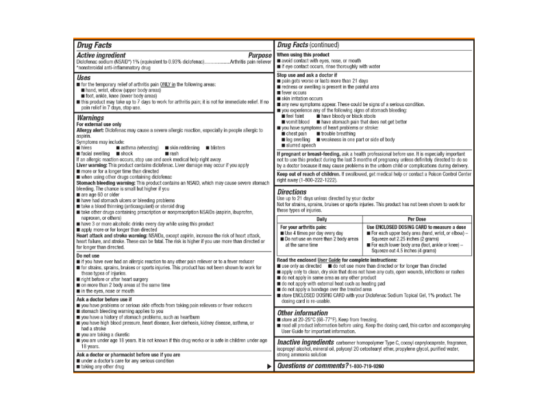 Equate Arthritis Pain Relief Gel, 3.53 oz/100 g