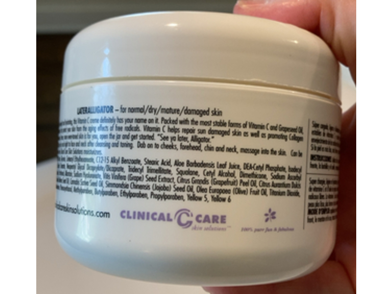 Clinical Care Later Alligator Day & Night Moisturizer, Vitamin C, 8 oz/225 g
