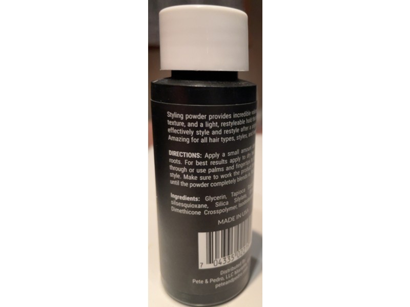 Pete & Pedro Texture Powder Volumizing Styling Powder, 1 oz/28 g