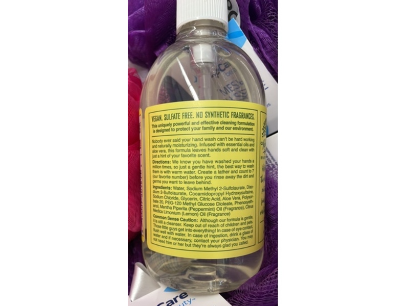 Rebel Green Fresh & Clean Hand Soap, Peppermint & Lemon, 12 fl oz/355 mL