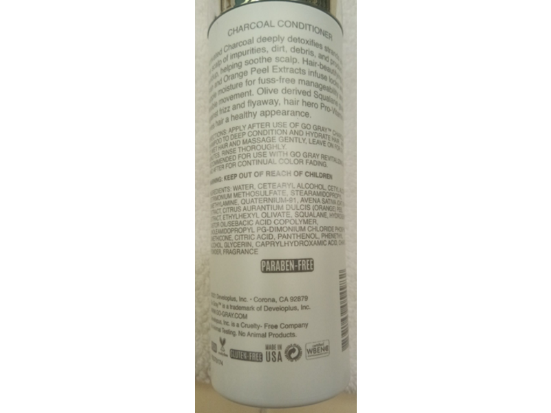Go Gray Charcoal Conditioner, 6 fl oz/177 mL