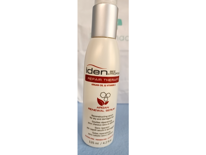 Iden Repair Therapy Renewal Serum, Argan & Vitamin E, 4.2 fl oz/125 mL
