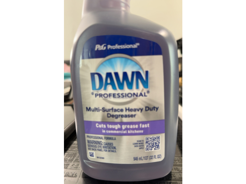 Dawn Professional Multi-Surface Heavy Duty Degreaser, Fresh Scent, 32 fl oz/946 mL, Pack Of 6