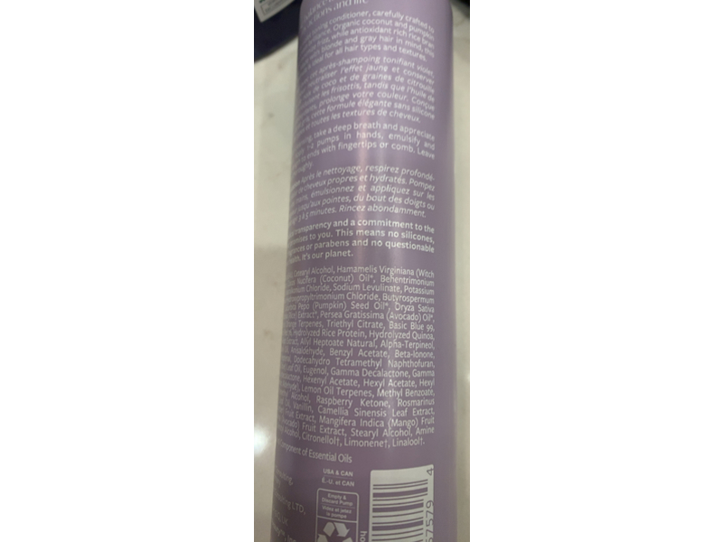 Innersense Bright Balance Toning Conditioner, 10 fl oz/295 mL