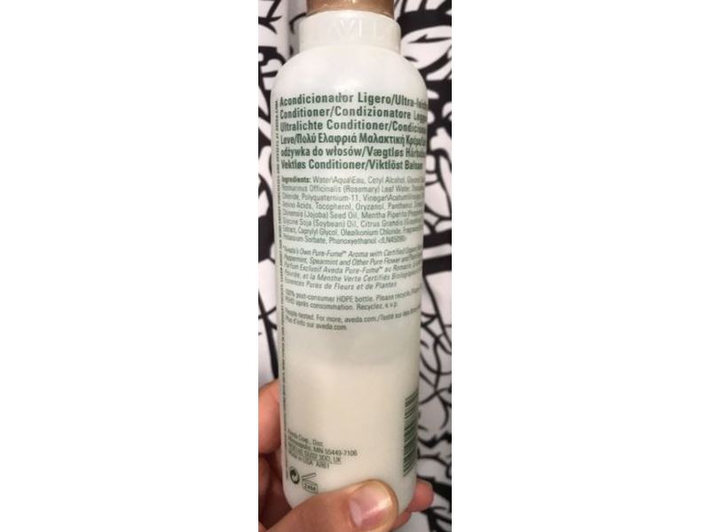 Aveda Weightless Conditioner, Rosemary Mint, 8.5 fl oz/250 mL
