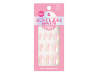 Olive & June Effects Super Stick Mani Press-Ons, Round, Short, Unicorn French, 32 Count - thumbnail 1