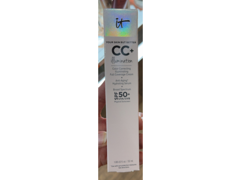 It Cosmetics Your Skin But Better CC+ Illumination Cream, Rich, SPF 50+, 1.08 fl oz/32 mL