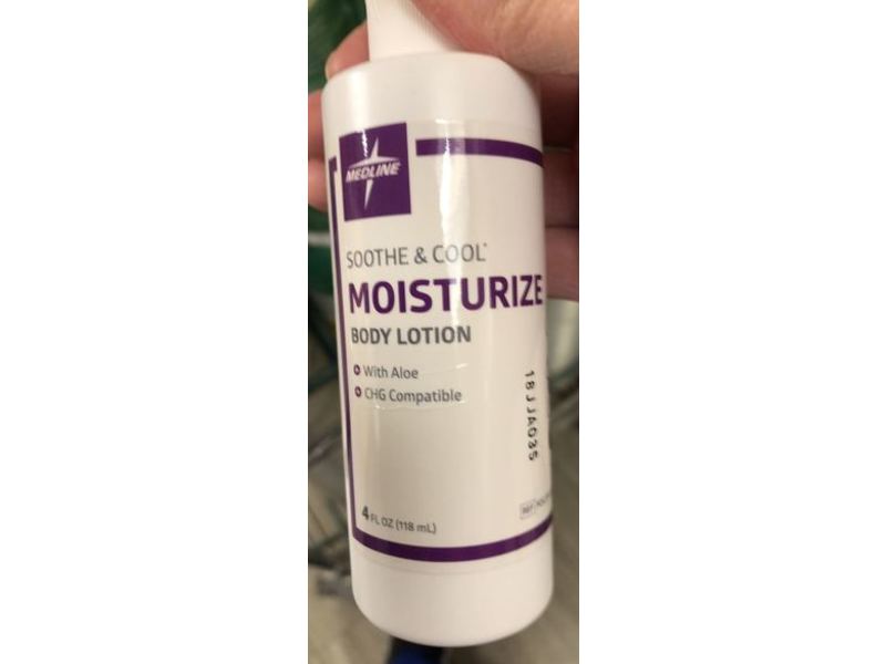Medline Soothe & Cool Moisturize Body Lotion, 4 fl oz/118 mL