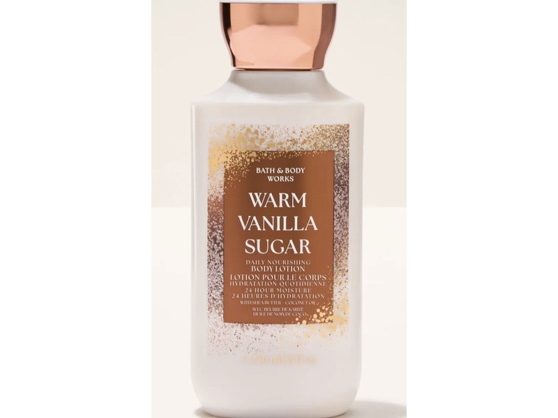 Bath & Body Works Daily Nourishing Body Lotion , Warm Vanilla Sugar, 8 fl oz/236 mL