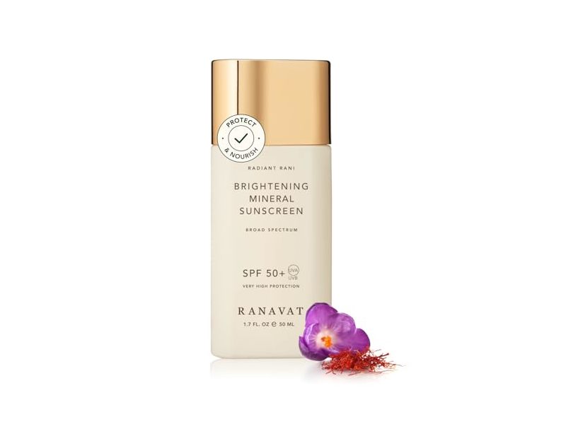 Ranavat Brightening Mineral Sunscreen, SPF 50+, 1.7 fl oz/50 mL