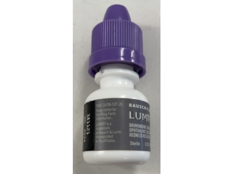 Bausch + Lomb Lumify Redness Reliever Eye Drops, 0.25 fl oz/7.5 mL