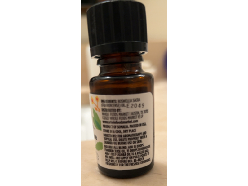 365 Whole Foods Market Essential Oil, Frankincense, 0.5 fl oz/15 mL