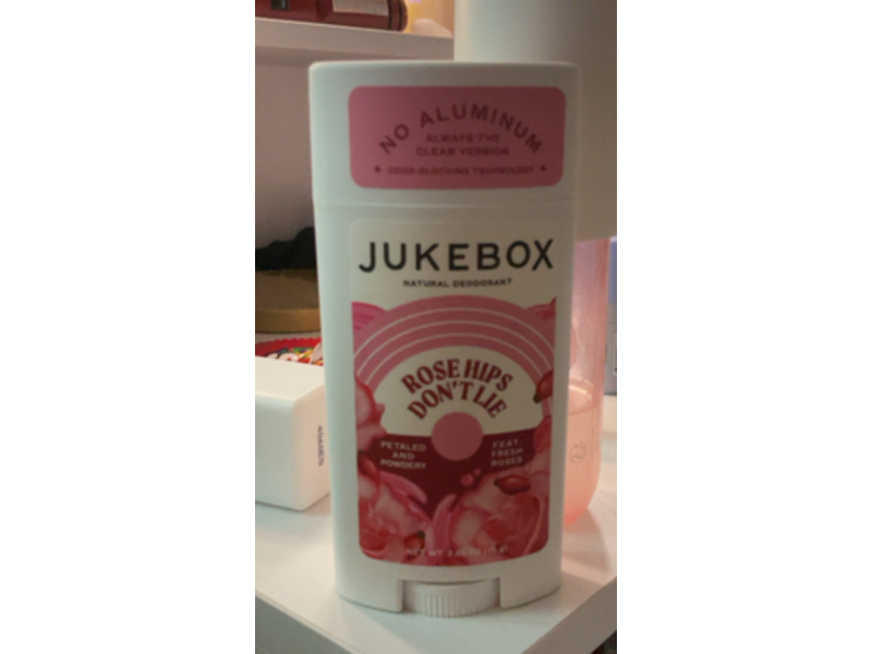 Jukebox Natural Deodorant, Rose Hips Don't Lie, 2.65 oz/75 g