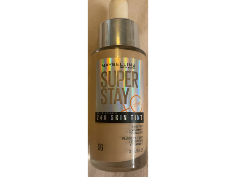 Maybelline SuperStay 24H Skin Tint Foundation, 06, 1.0 fl oz/30 mL