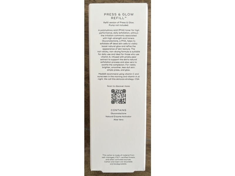 Medik8 Press & Glow Toner, 6.7 fl oz/200 mL