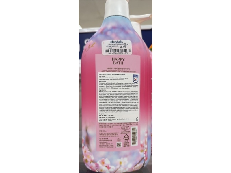 Happy Bath Body Wash, Cherry Blossom, 31.74 oz/900 g