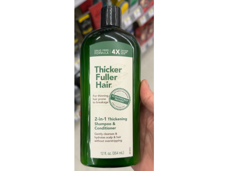 Thicker Fuller Hair 2-In-1 Thickening Shampoo & Conditioner, 12 fl oz/354 mL