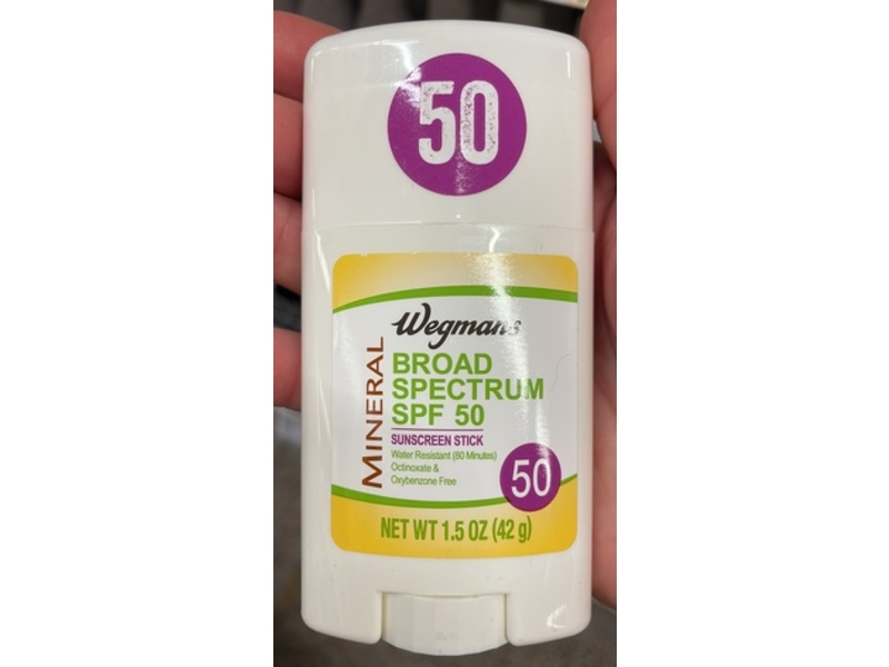 Wegmans Sunscreen Stick, SPF 50, 1.5 oz/42 g
