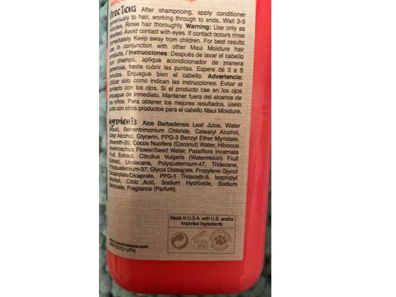 Maui Moisture Lightweight Hydration Conditioner, Hibiscus Water, 19.5 fl oz/577 mL