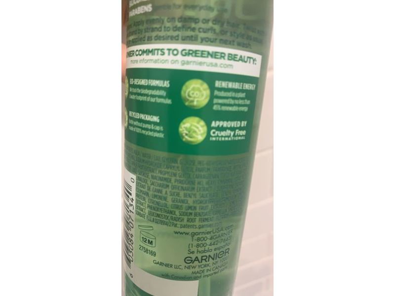 Garnier Fructis Curl Refresher Reviving Water, Sulfate-Free, 8.5 fl oz/250 mL