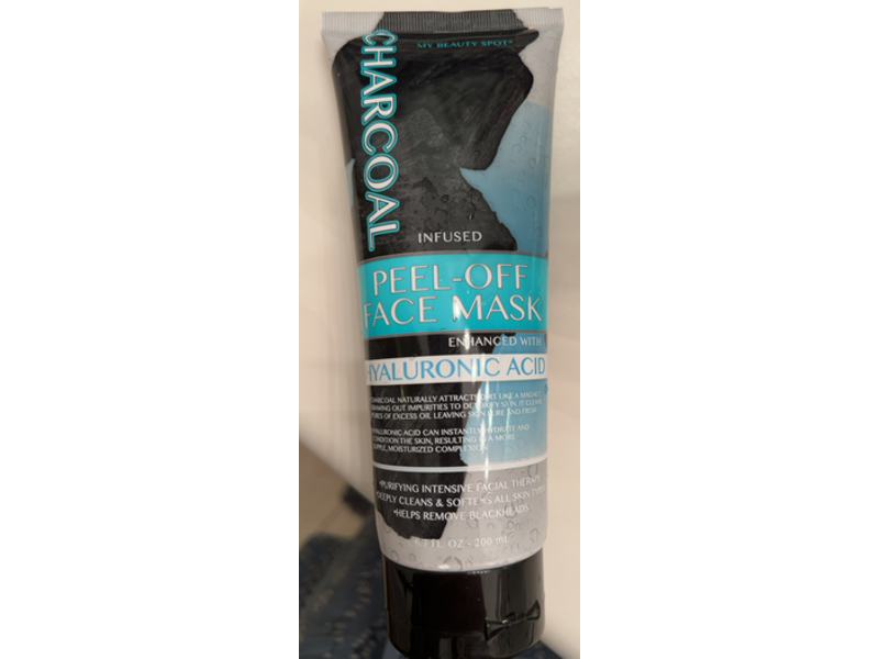 My Beauty Spot Peel Off Face Mask, Charcoal, 6.7 fl oz/200 mL