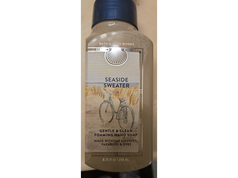 Bath & Body Works Gentle & Clean Foaming Hand Soap, Seaside Sweater, 8.75 fl oz/259 mL