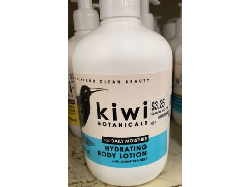 Kiwi Botanicals Moisture Hydrating Body Lotion, Giant Sea Kelp, 11.0 fl oz/326 mL
