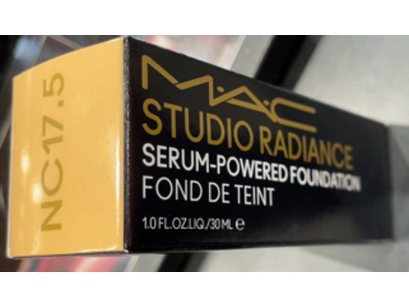 MAC Studio Radiance Serum- Powered Foundation, Nc17.5, 1.0 fl oz/30 mL