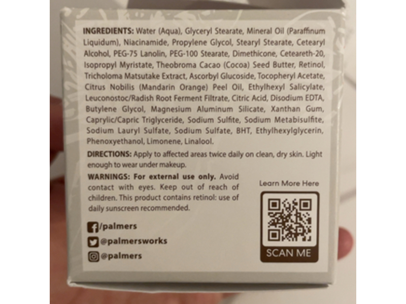 Palmer's Eventone Fade Cream, Cocoa Butter Formula, 2.7 oz/75 g