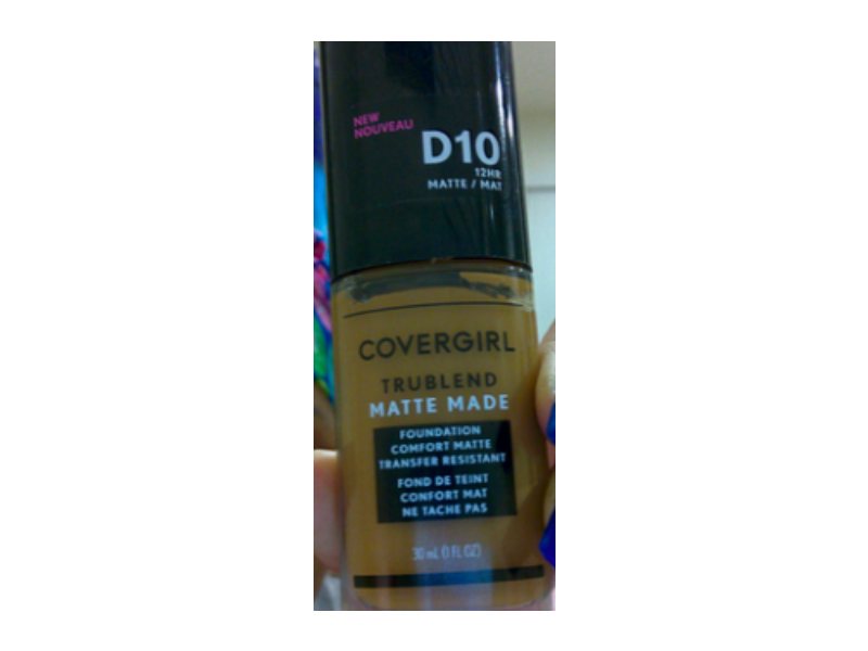 CoverGirl TruBlend Matte Made Foundation, D10 Golden Caramel, 1 fl oz/30 mL, Pack Of 2