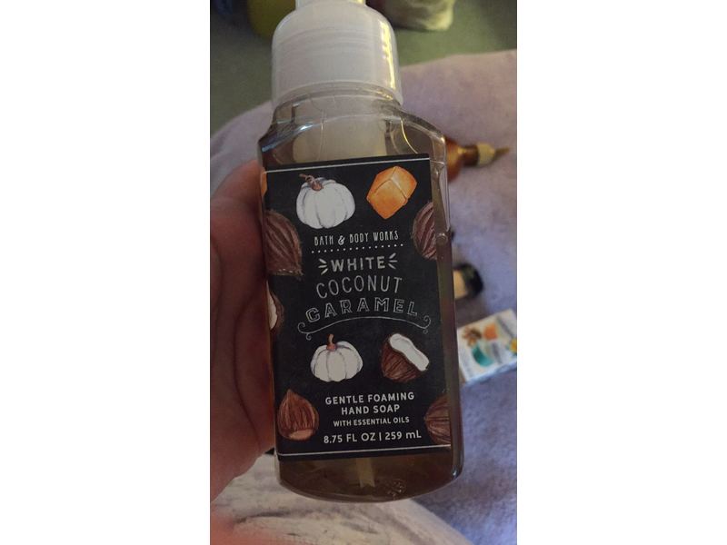 Bath and Body Works Gentle Foaming Hand Soap, White Coconut Caramel, 8.75 fl oz/259 mL