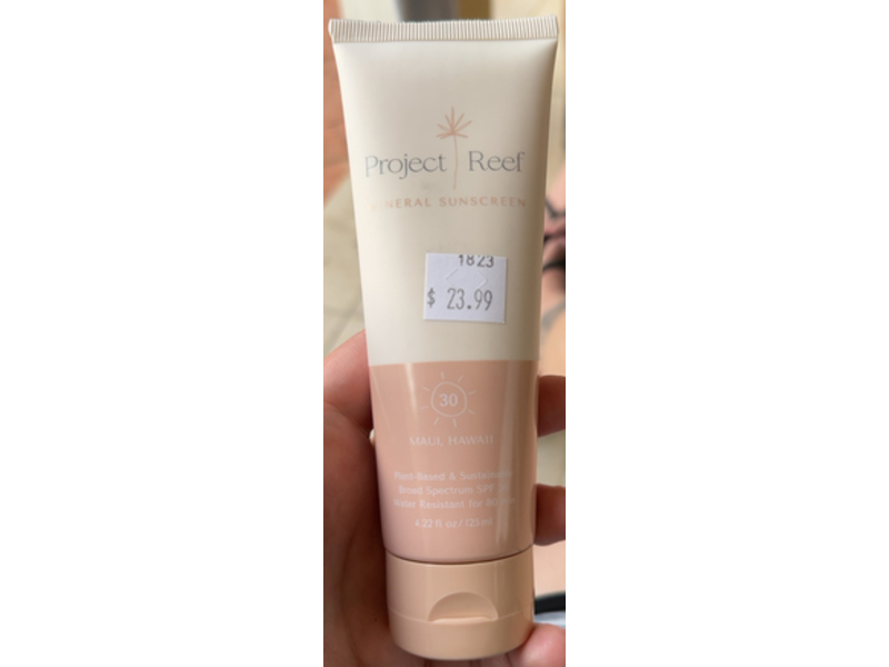 Project Reef Mineral Sunscreen, SPF 30, 4.22 fl oz/12.5 mL