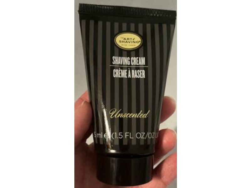 The Art of Shaving Cream For Men, Unscented, 1.5 fl oz/45 mL