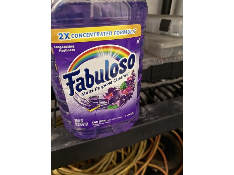 Fabuloso Multi-Purpose Cleaner, Lavender, 169 fl oz/5 L