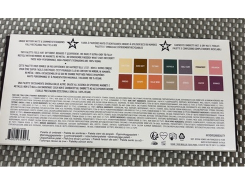 Kvd Vegan Beauty Planet Fanatic Eyeshadow Palette