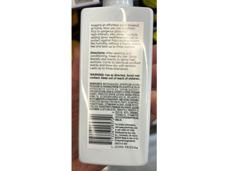 John Frieda Frizz Ease Smooth Operator Blowout Spray, 6.77 fl oz/200 mL