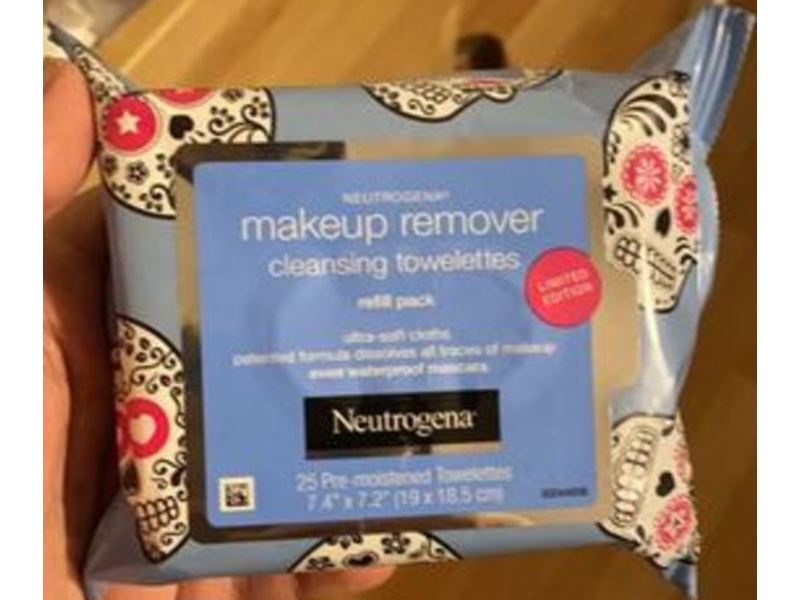 Neutrogena Make Up Remover Cleansing Towelettes, Halloween, 25 Count