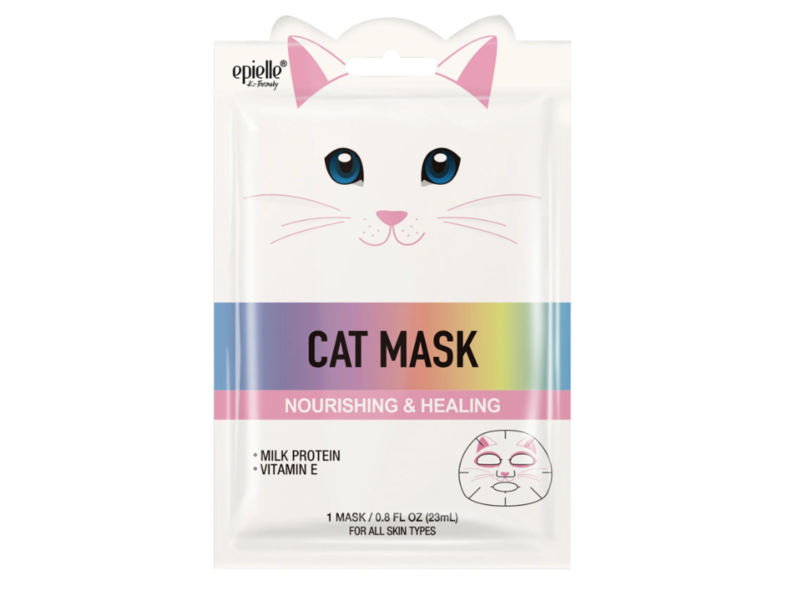 Epielle Cat Facial Mask, 0.8 fl oz/23 mL, 1 Count