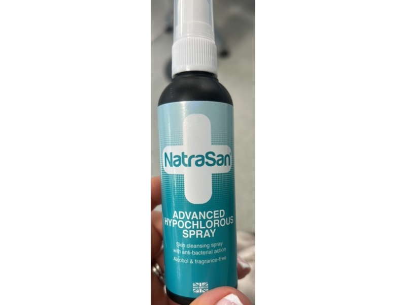Natrasan Advanced Skin Cleansing Spray, Hypochlorous, 3.4 fl oz/100 mL