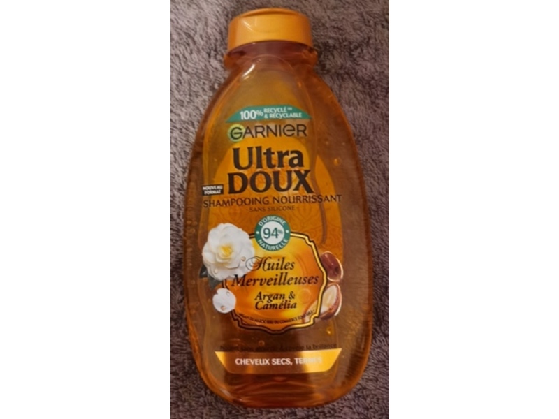 Garnier Ultra Doux Nourishing Shampoo, 300 mL