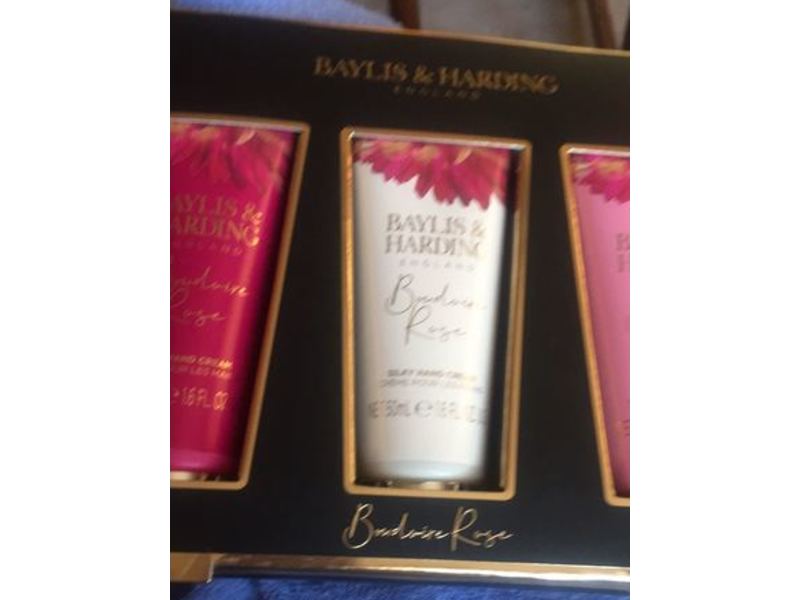 Baylis & Harding Hand Cream Set, Boudoire Rose, 1.6 fl oz/50 mL,
